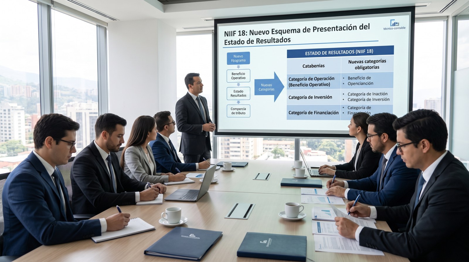 Portada de NIIF 18 Nuevo Esquema de Presentación en el Estado de Resultados