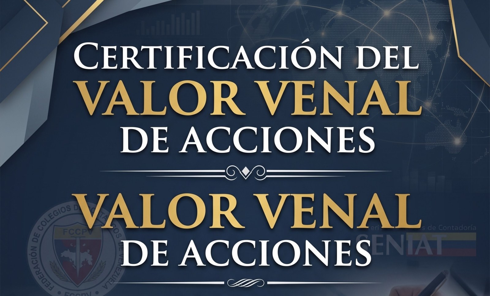 Portada de Certificación del Valor Venal de Acciones